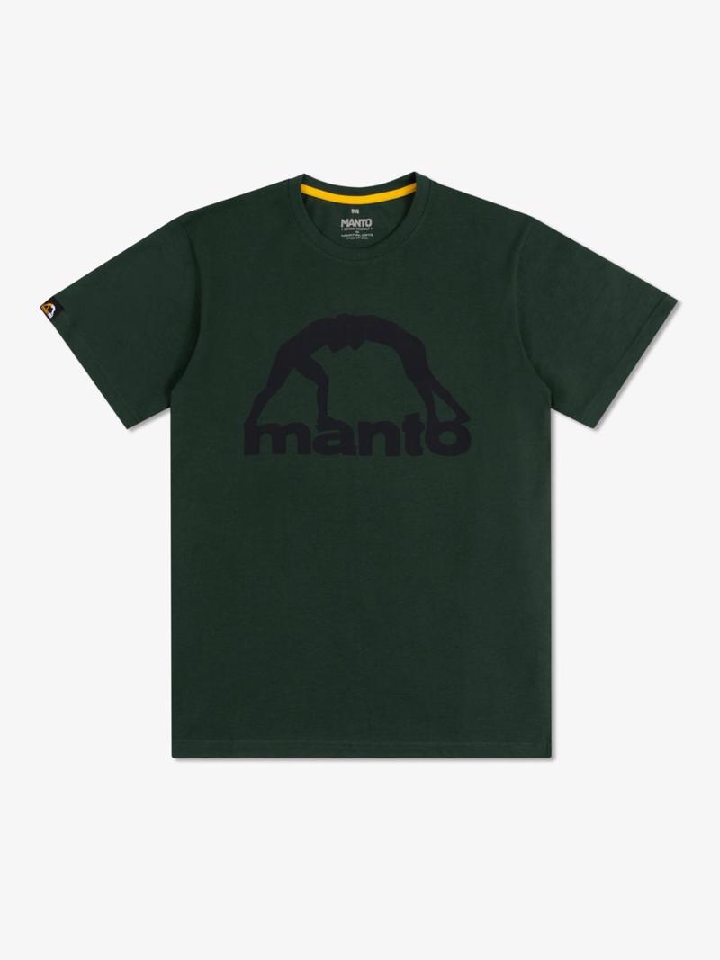 MANTO vibe 25 tshirt-pine green/black
